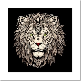 Lion Tattoo Posters and Art